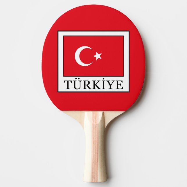 Türkiye Ping Pong Paddle (Front)