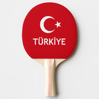 Türkiye Ping Pong Paddle