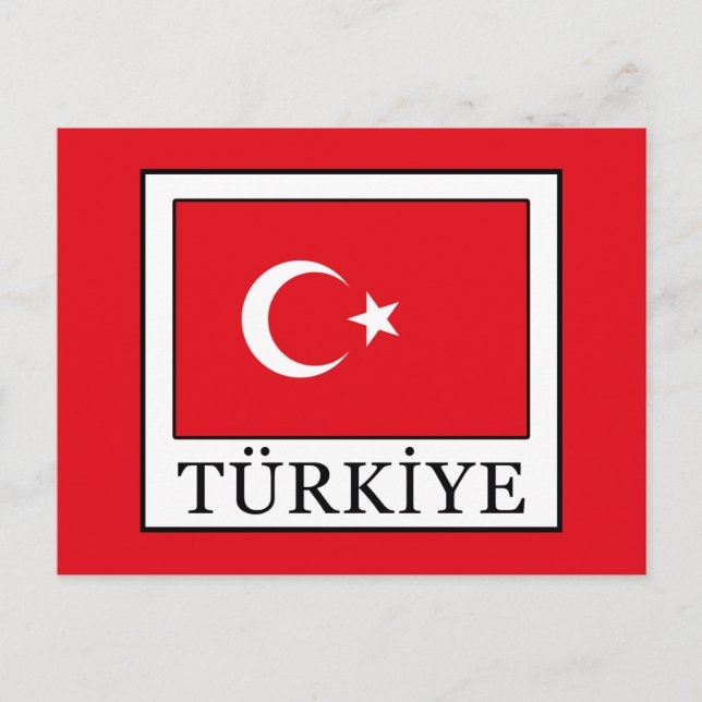 Türkiye Postcard (Front)