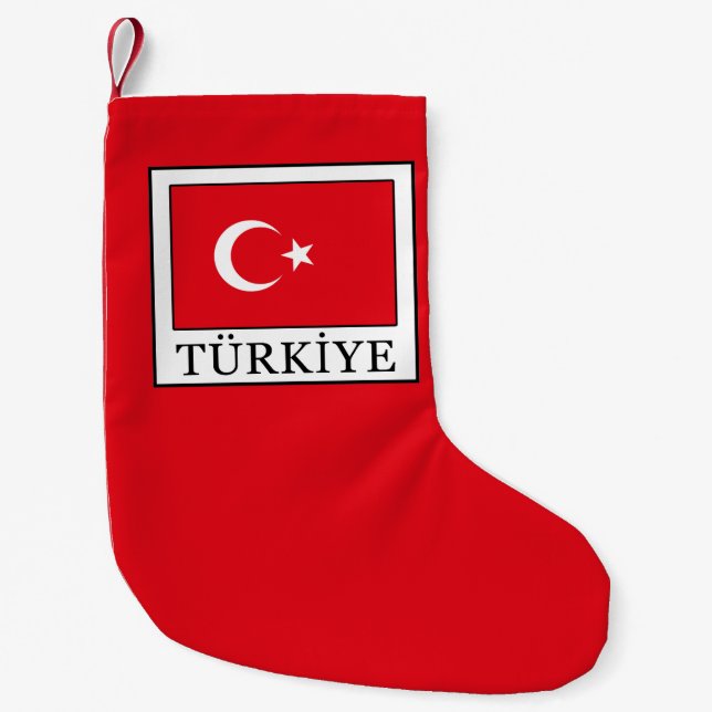 Türkiye Small Christmas Stocking (Front)