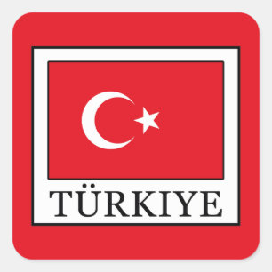 Türkiye Square Sticker
