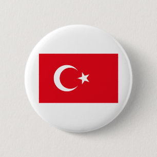 Türkiye - Turkey Flag 6 Cm Round Badge
