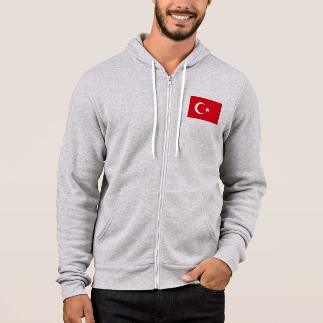 Türkiye - Turkey Flag Hoodie (Front)