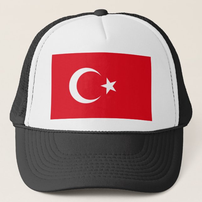 Türkiye - Turkey Flag Trucker Hat (Front)