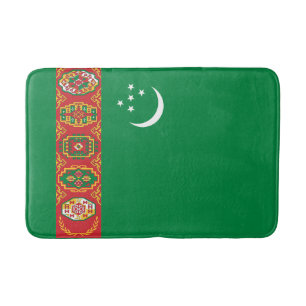Turkmenistan Flag Bath Mat
