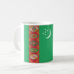 Turkmenistan Flag Coffee Mug