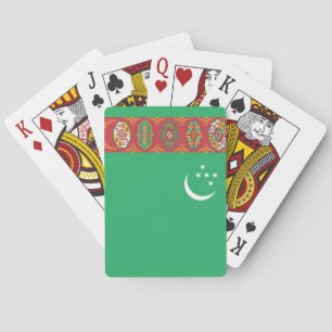Turkmenistan Flag Playing Cards