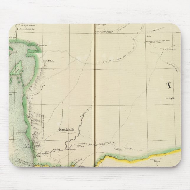 Turkmenistan Iran 53 Mouse Mat (Front)