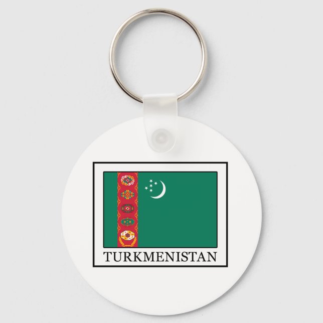 Turkmenistan keychain (Front)