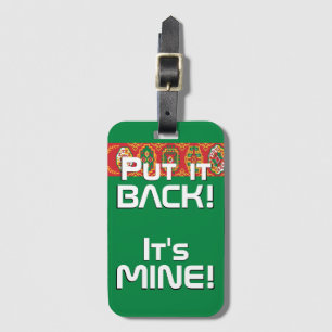 Turkmenistan National Flag Funny Patriotic Luggage Tag