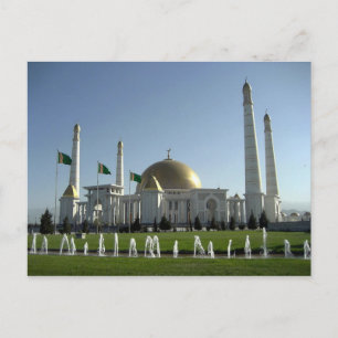 Turkmenistan - Turkmenbashi Ruhy Mosque Postcard
