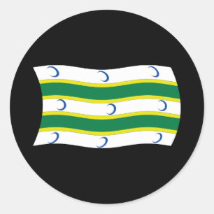 Turkmens Flag Sticker