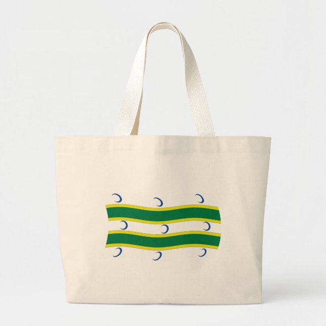 Turkmens Flag Tote Bag (Front)