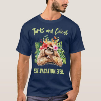 Turks and Caicos Best Vacation Ever Souvenir Gift T-Shirt