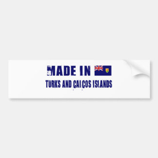 TURKS AND CAICOS ISLANDS BUMPER STICKER