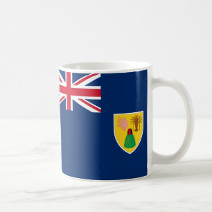 Turks and Caicos Islands Flag Ceramic Coffee Mug