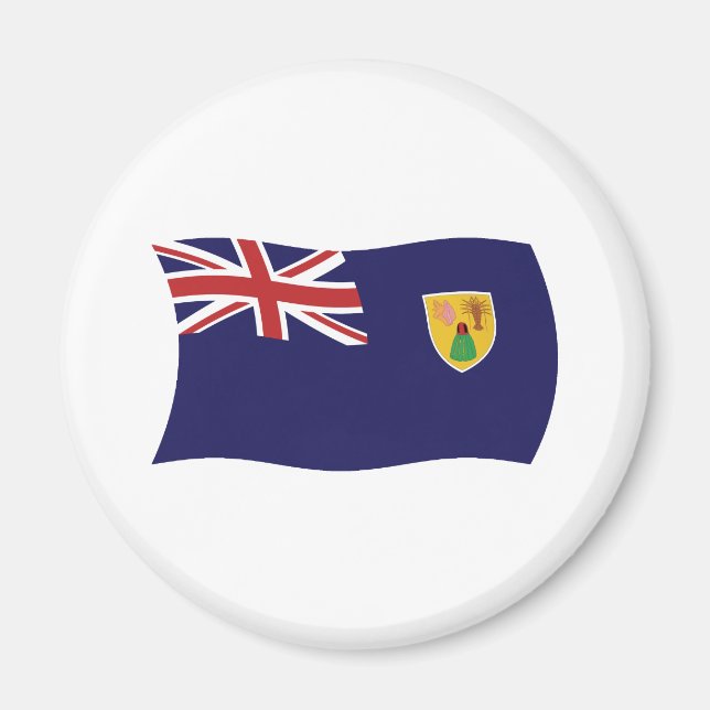 Turks And Caicos Islands Flag Magnet (Front)