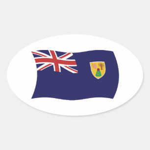 Turks And Caicos Islands Flag Sticker