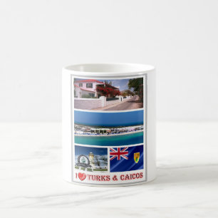 Turks and Caicos Islands - I Love - Coffee Mug