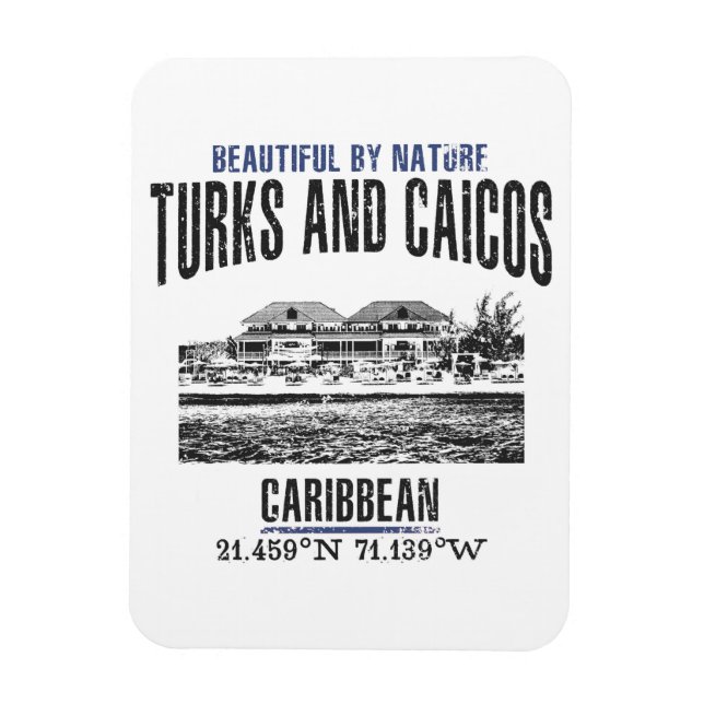 Turks and Caicos Islands Magnet (Vertical)