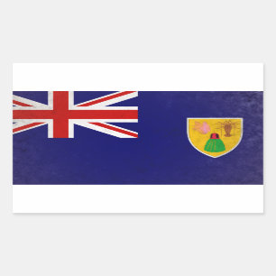 Turks and Caicos Islands Rectangular Sticker