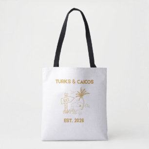 Turks and Caicos Luxury Resort Shoulder Tote Bag