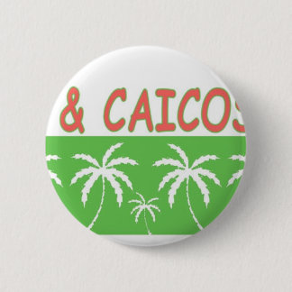 Turks & Caicos 6 Cm Round Badge