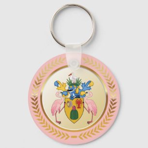 Turks & Caicos Coat Of Arms Key Ring