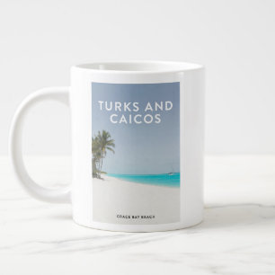 Turks Caicos Grace Bay Dream Large Coffee Mug
