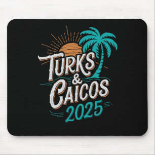 Turks Caicos Islands 2025 Vacation Souvenirs - Uni Mouse Mat