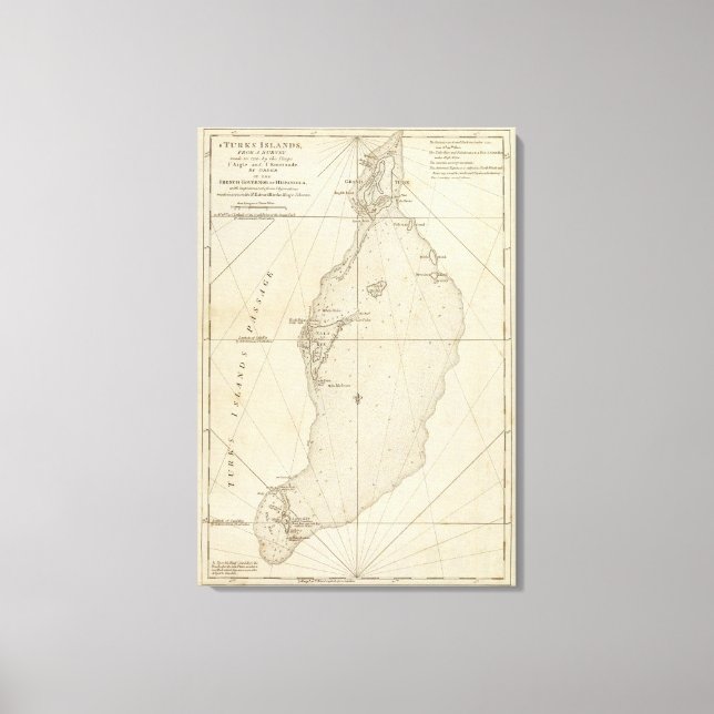 Turks Islands Canvas Print (Front)