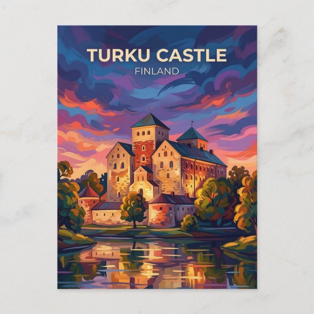 Turku Castle Finland Postcard (Front)