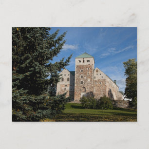 Turku, Finland, ancient Turun Linna Castle, a Postcard