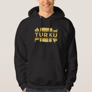 Turku Finland City Skyline Cityscape Gift Idea Hoodie