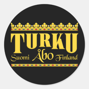 Turku Finland stickers