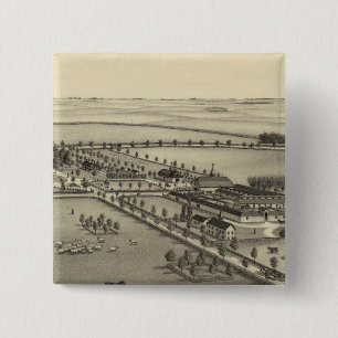 Turlington Farms, Nebraska 15 Cm Square Badge