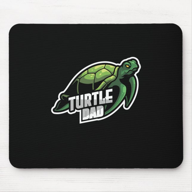Turlte Lover | Turtle Dad Mouse Mat (Front)