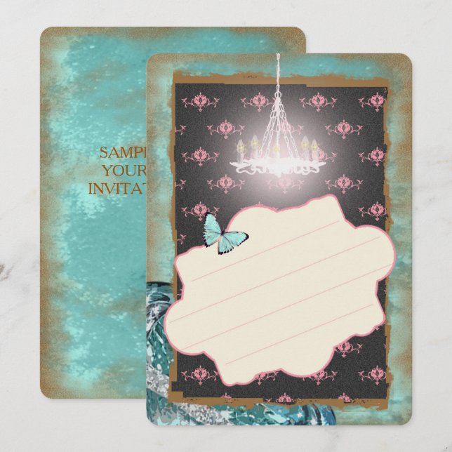 TURMALINE 3 ~ Invitation Card (Front/Back)