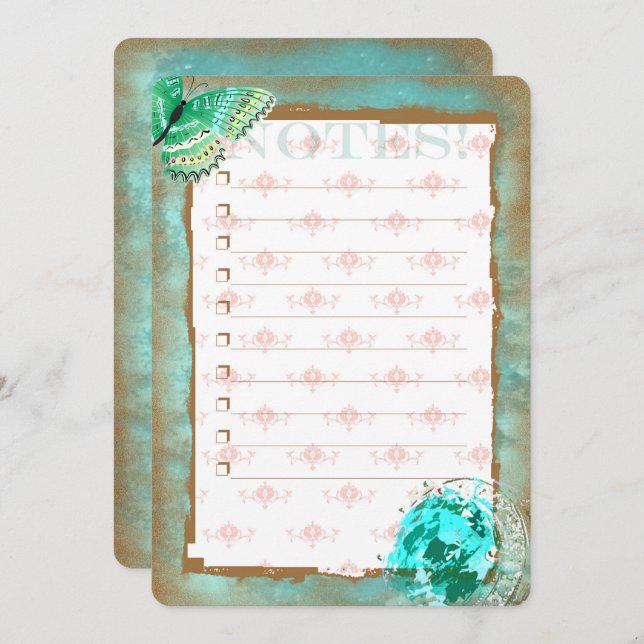 TURMALINE 4 ~ Invitation Card (Front/Back)