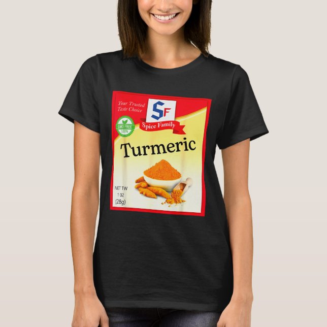 Turmeric Condiment Costume Holiday Sce Costumes  T-Shirt (Front)