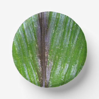 Turmeric Green Leaf Design – 7 inch  Paper Plate