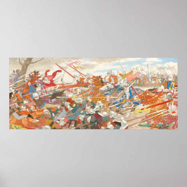 Turmoil of Conflict - Boutet de Monvel Fine Art Poster (Front)