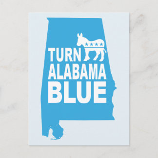 Turn Alabama Blue Postcard | Vote State Democrats