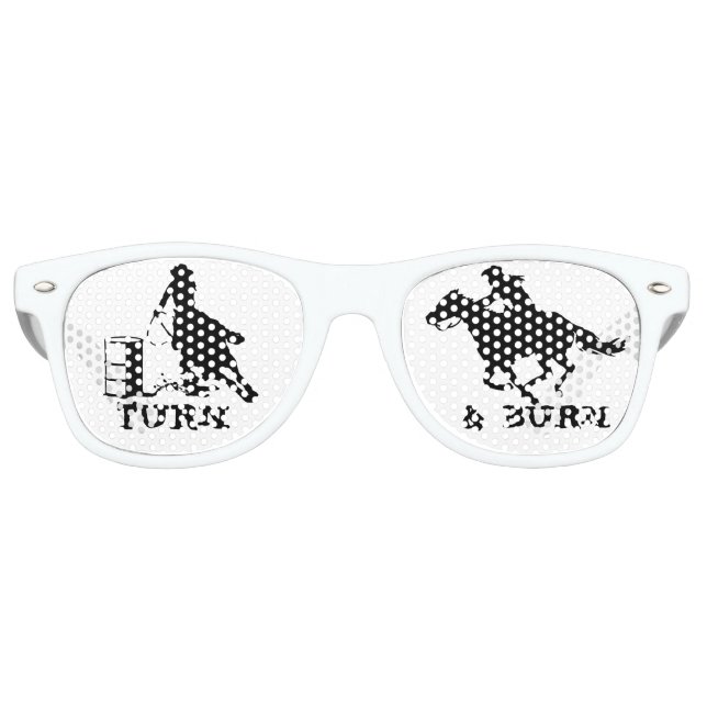 Turn and Burn Cowgirl Barrel Racer Sunglasses (Front)