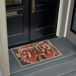 Turn Back Door Mat