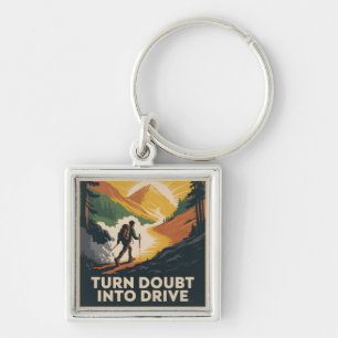 Turn Doubt Into Drive Key Ring