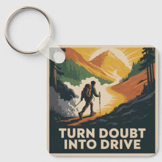 Turn Doubt Into Drive Key Ring
