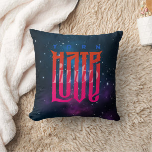Turn Hate into Love Throw Pillow
