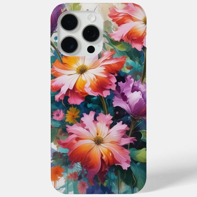 Turn Heads with a Bold Gift, Beautiful Floral Case-Mate iPhone Case (Back)