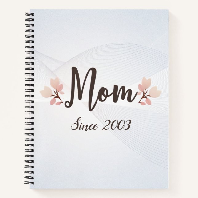 Turn Her Motherhood Journey Into Notes Notebook (Front)